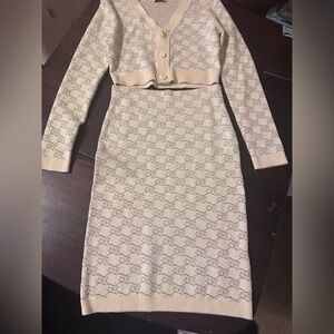 Fendi Cream Knitwear